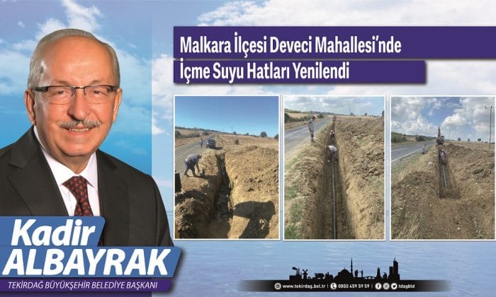 DEVECİ MAHALLESİNDE İÇME SUYU HATTI YENİLEME ÇALIŞMALARI TAMAMLANDI