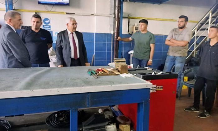 Kamil Çetintaş: Sanayi sitesinde bulunan esnaflarımızı ziyaret ettik.