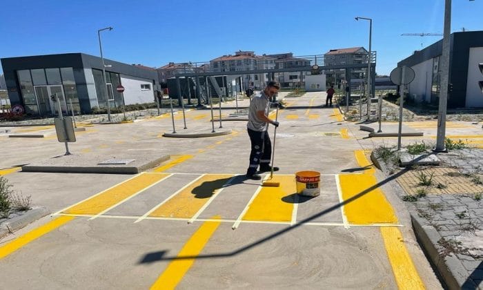 ÇORLU TRAFİK EĞİTİM PARKI YENİ EĞİTİM ÖĞRETİM YILINA HAZIRLANIYOR