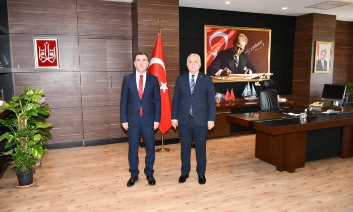 Vali Aziz Yıldırım Çorlu Kaymakamı Mustafa Eldivan’a İade-i Ziyarette Bulundu