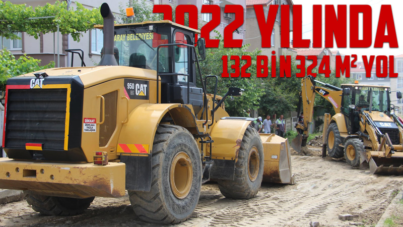 Saray Belediyesi 2022 yılında 132 bin 324 metrekare yol yaptı