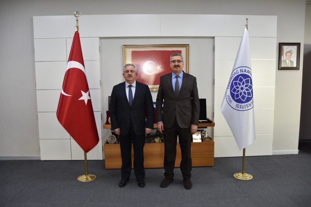 Adalet Komisyonu Başkanı’ndan NKÜ Nezaket Ziyareti