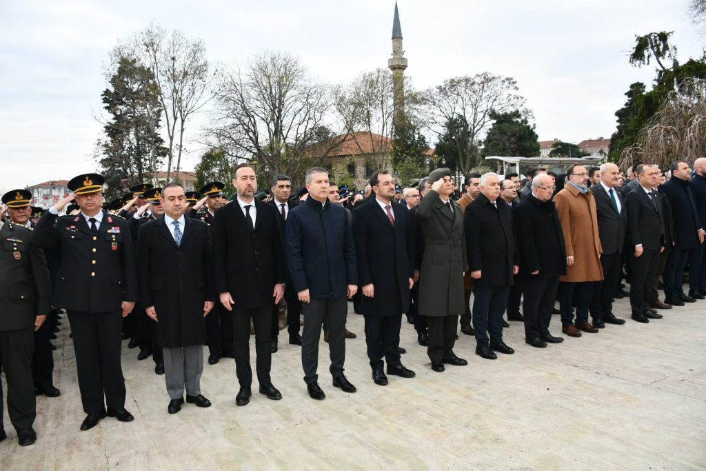 18 Mart Şehitleri Anma Günü ve Çanakkale Zaferi’nin 108. Yıldönümü Münasebetiyle Çelenk Sunma Töreni Yapıldı